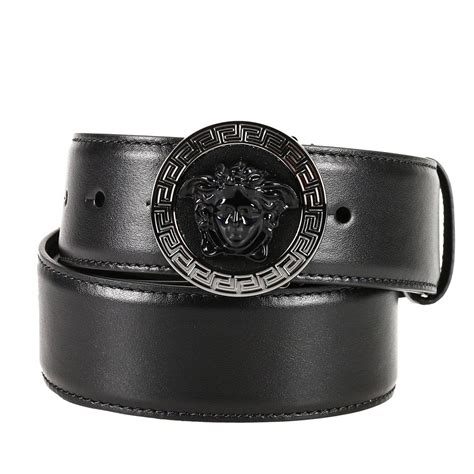 versace belts black|Versace men's belts on clearance.